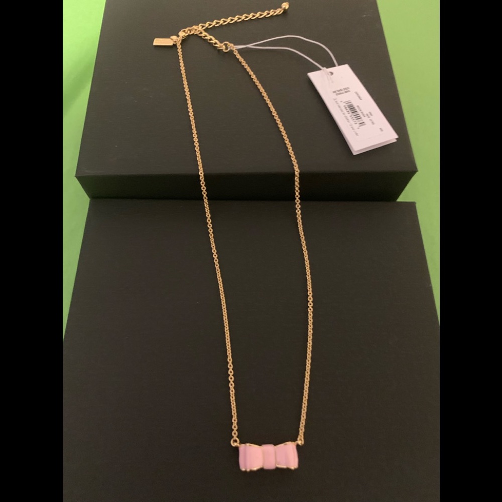 NWT Kate Spade 🎀 bow necklace🎀 PRETTY
